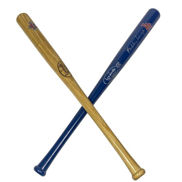 Anaheim Angels Other - Anaheim Angels Mini Wood Bats Louisville Slugger All Star 2010 Blue Wood Vintage